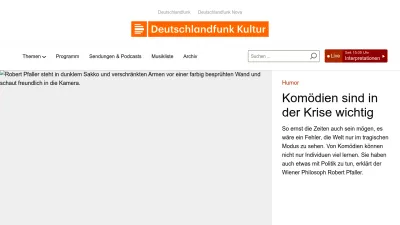 Screenshot preview of deutschlandfunkkultur.de