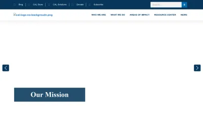 Screenshot of Cal.org