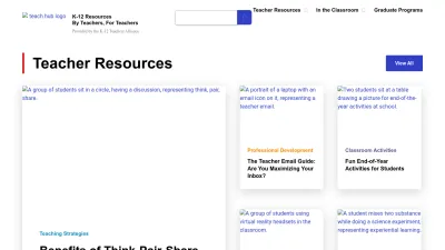 Screenshot of Teachhub.com