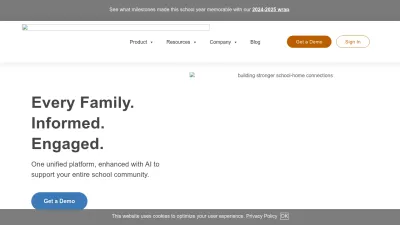 Screenshot preview of parentsquare.com