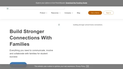 Screenshot of Parentsquare.com