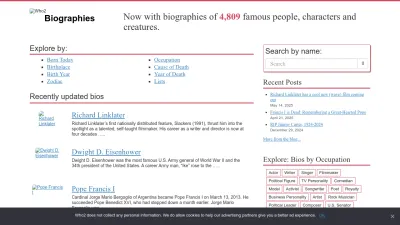 Screenshot of Who2.com