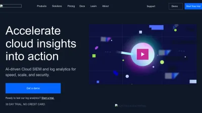 Screenshot of Sumologic.com