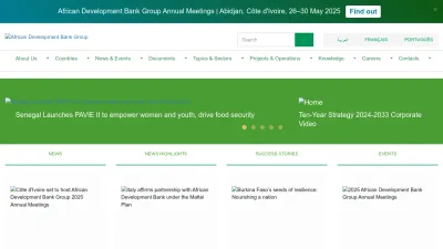 Screenshot of Afdb.org