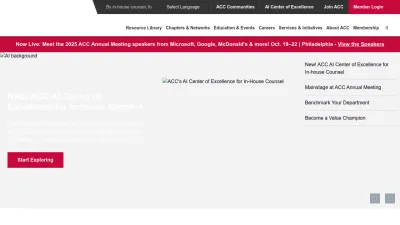 Screenshot preview of acc.com