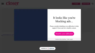 Screenshot preview of closerweekly.com