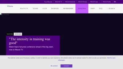 Screenshot of Rsca.be