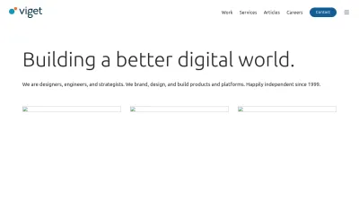 Screenshot of Viget.com
