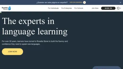 Screenshot of Rosettastone.com