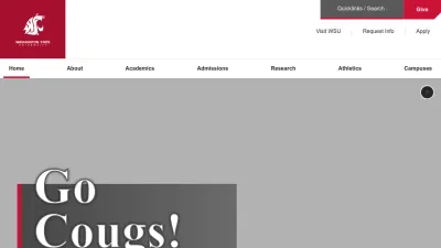 Screenshot of Wsu.edu