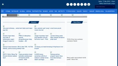 Screenshot of Hmetro.com.my