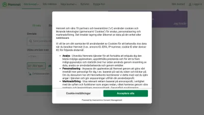 Screenshot of Hemnet.se
