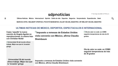 Screenshot of Sdpnoticias.com