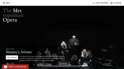 Screenshot of Metopera.org