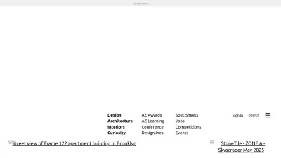 Screenshot of Azuremagazine.com