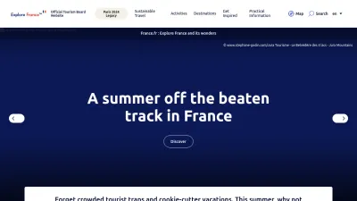 Screenshot preview of france.fr