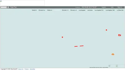 Screenshot of Skyvector.com