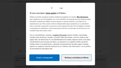 Screenshot preview of publico.es