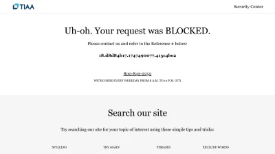 Screenshot of Tiaa.org