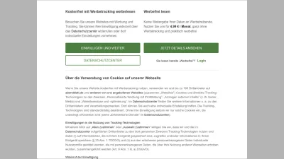 Screenshot of Abendblatt.de