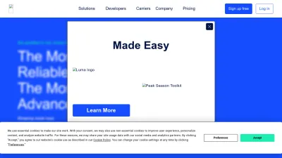 Screenshot of Easypost.com