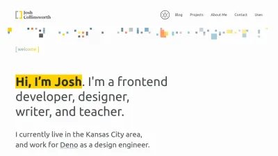 Screenshot of Joshcollinsworth.com