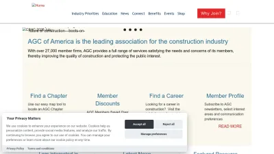 Screenshot of Agc.org