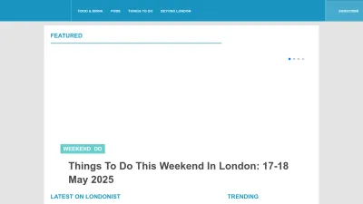 Screenshot of Londonist.com