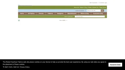Screenshot of Robertkaufman.com