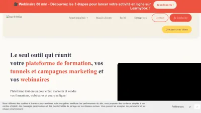 Screenshot of Learnybox.com