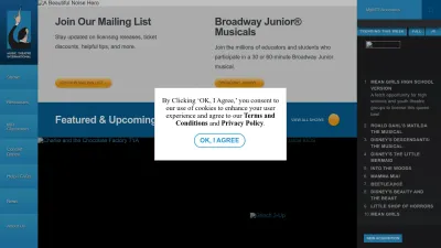 Screenshot of Mtishows.com