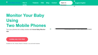 Screenshot of Anniebabymonitor.com