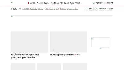 Screenshot of Diena.lv