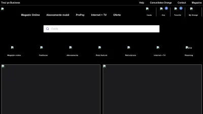 Screenshot preview of orange.ro