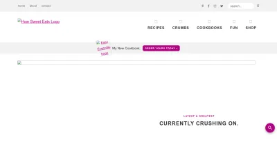 Screenshot of Howsweeteats.com