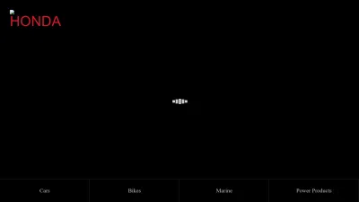 Screenshot of Honda.co.uk