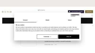 Screenshot of Thequietus.com