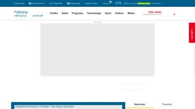 Screenshot of Polsatnews.pl