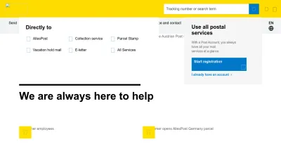 Screenshot preview of post.at