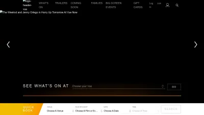 Screenshot of Myvue.com