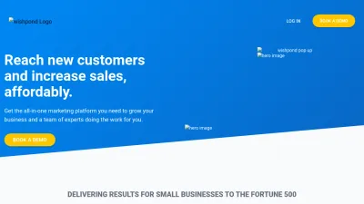 Screenshot of Wishpond.com