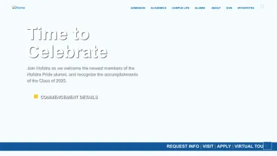 Screenshot of Hofstra.edu