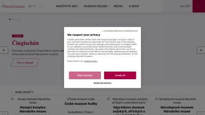 Screenshot of Nm.cz