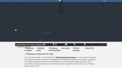 Screenshot of Talgov.com