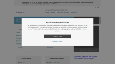 Screenshot of Likumi.lv