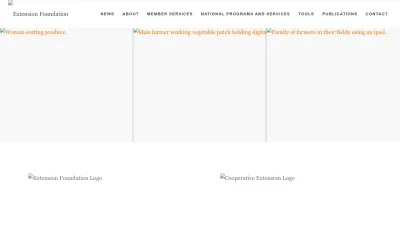 Screenshot of Extension.org