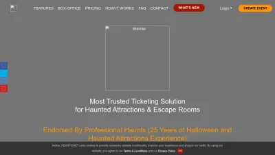 Screenshot of Fearticket.com