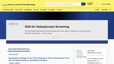 Screenshot of Ajronline.org