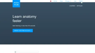 Screenshot of Kenhub.com