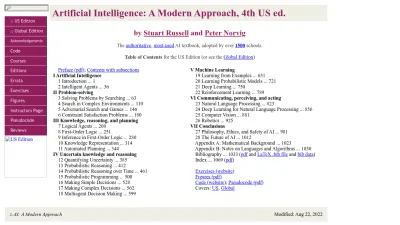Screenshot of Aima.cs.berkeley.edu
